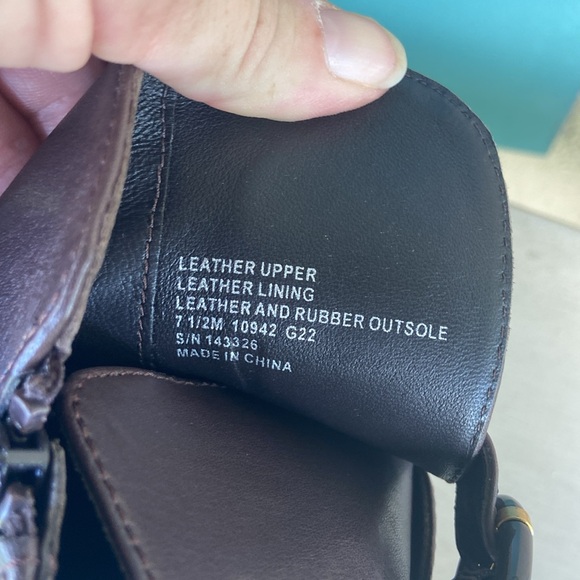 Tory Burch Brown Ankle Boots with Gold Accent - Picture 5 of 7